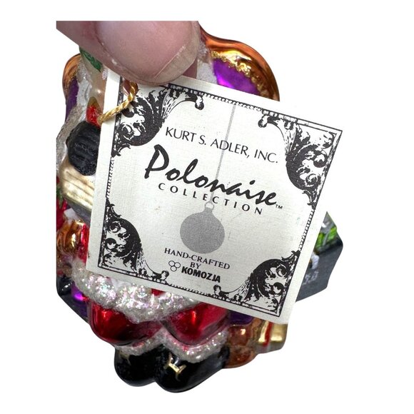 Kurt S. Adler Polonaise Santa Reading Christmas List 2000 Ornament Komozja NEW - Picture 6 of 7